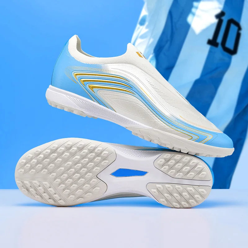Nouvelles chaussures de football pour hommes TF/FG, chaussures de football professionnelles de haute qualité, chaussures de futsal unisexes pour femmes, vente chaude, crampons ultralégers, baskets.