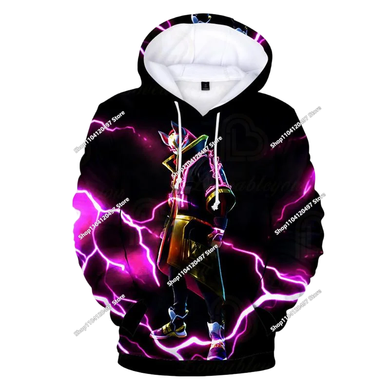 Fortnite Fighting Game 3D Print Hoodies Streetwear Children's Oversized Casual Sweatshirts Hoodie Man Coat Clothes