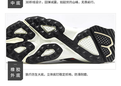 Rax Men Waterproof Hiking Shoes Breathable Hiking Boots Outdoor Trekking Sports Sneakers Tactical Shoes