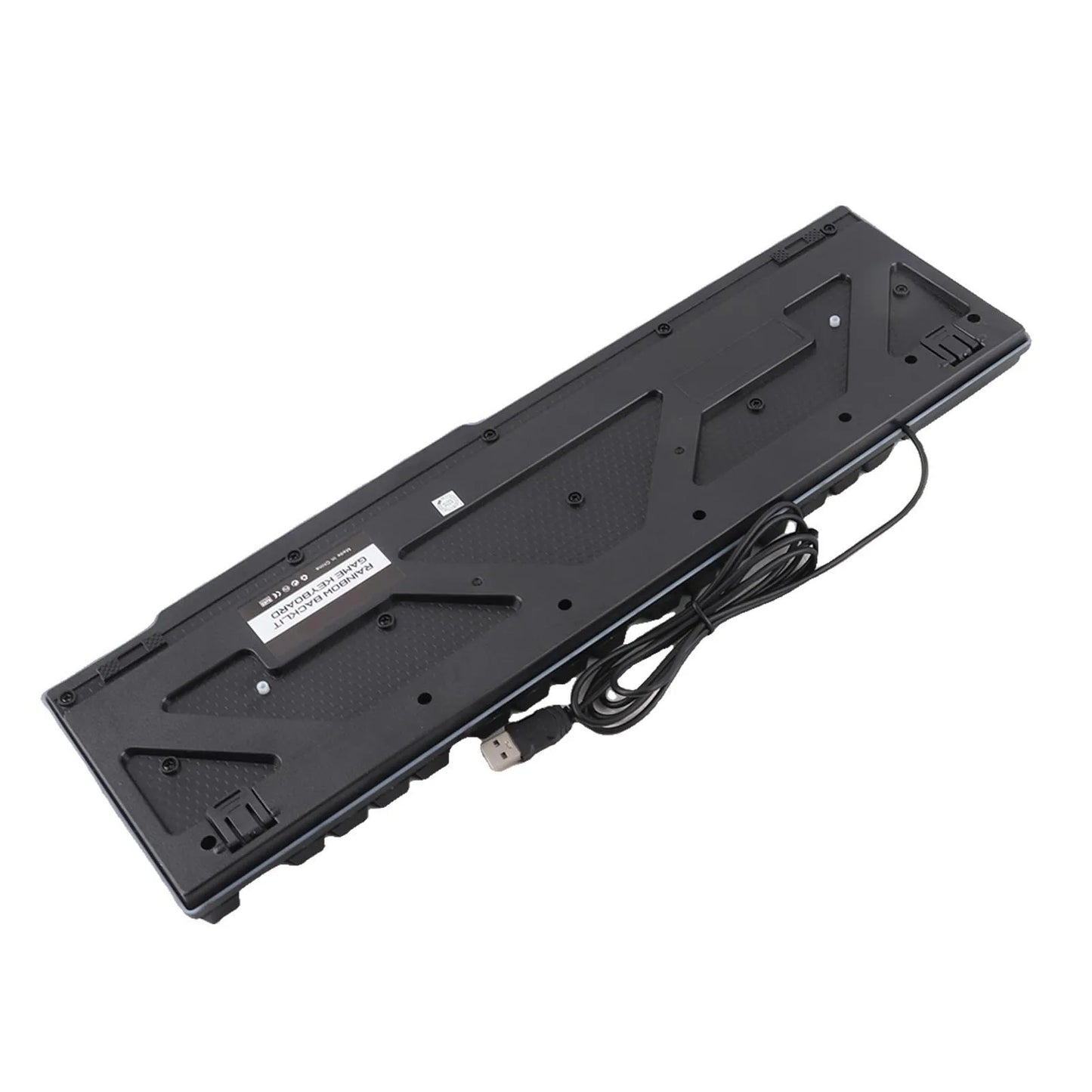 Combo gaming de teclado y ratón de 4 piezas, teclado ergonómico de 104 teclas, ratón con luz de respiración de 4 colores, auriculares y alfombrilla antideslizante para ratón