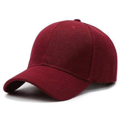 Unisex Cap Casual Plain Baseball Cap Adjustable Snapback Hats For Women Men Hip Hop Cap Street Dad Hat Simple Style Solid Color