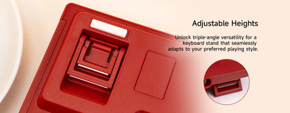 AKKO 5075 X Veekos K75 Tastiera meccanica da gaming 75% RGB 3/5-Pin Hot Swap cablata personalizzata con manopola e guarnizione