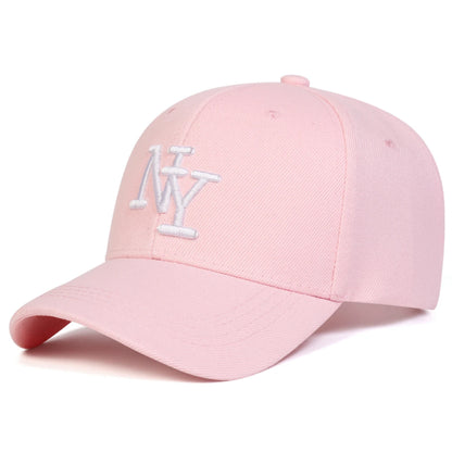 Unisex NY Letter Embroidery Baseball Caps Spring and Autumn Outdoor Adjustable Casual Hats Sunscreen Hat Sports Cap