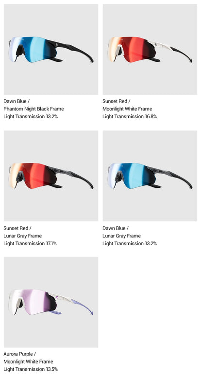Kapvoe New Outdoor Running Cycling Glasses Bike Photochromic Sunglasses Women Eyewear Men Sports Marathon Bicycle UV400 Goggles