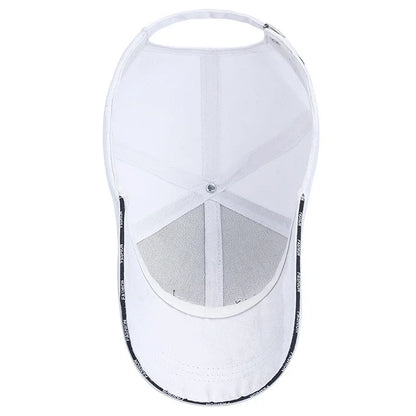 New baseball cap for spring and autumn, casual letter sunshade duckbill cap for young male and female students, couple hat