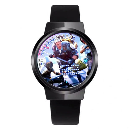 Fortnite Watch Cute Fashion  Cartoon Personalized Kawaii Touch Night Light LED Student Electronic Watch Gift for Friends