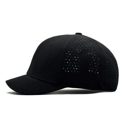 Brand Oohmy 5cm Short Brim Baseball Caps Big Head and Small Head for Men Women Mesh Back Trucker Hat Short BillQuick Dry