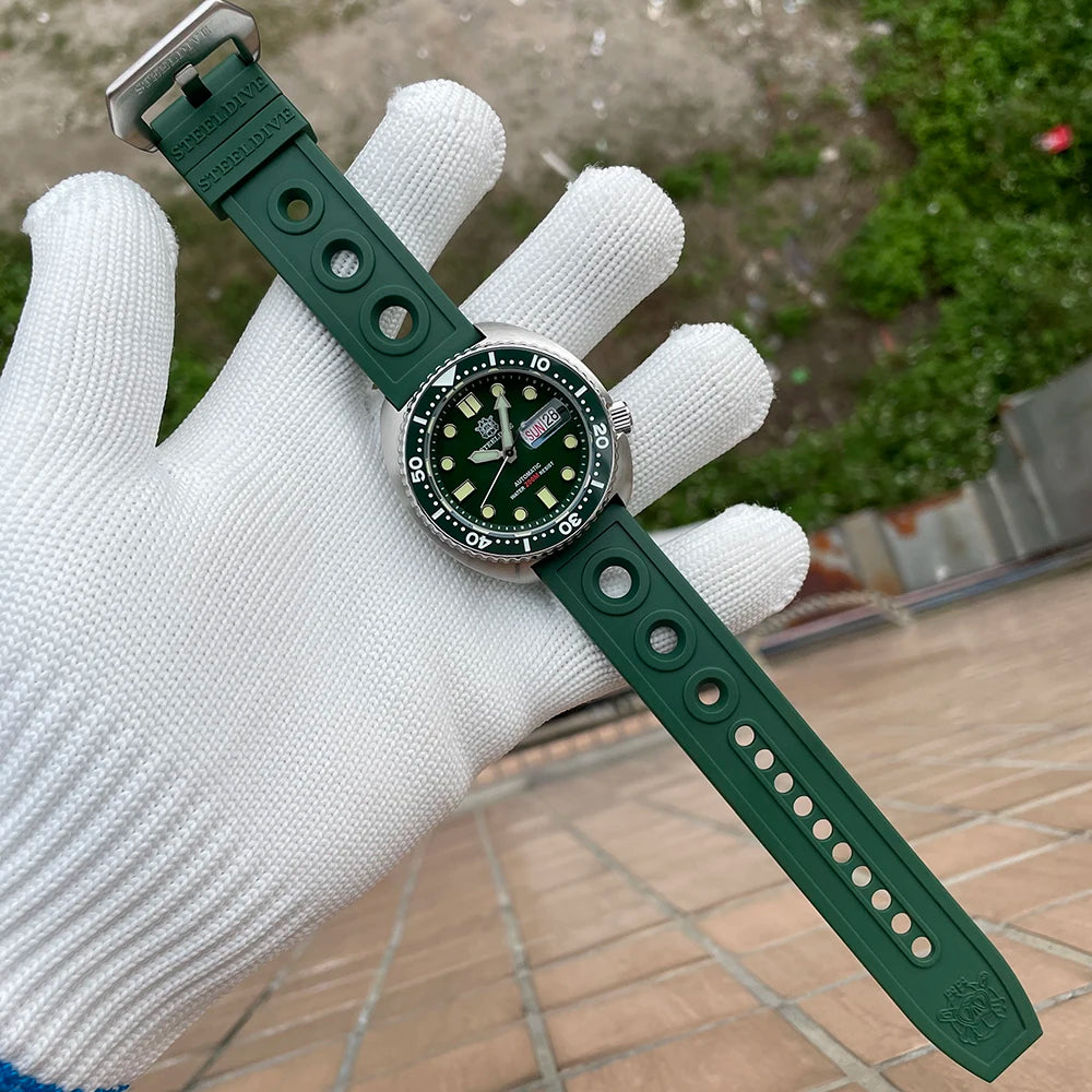 STEELDIVE Brand Classic Design SD1972 45mm Case Ceramic Bezel Sapphire Glass NH36 Automatic Movement Day and Date Sports Watches
