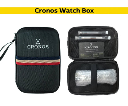 Cronos DateJ Luxury Men Watch Stainless Steel 5 Links Bracelet PT5000 Miyot 9015 100m Water Resistant Sapphire L6046M