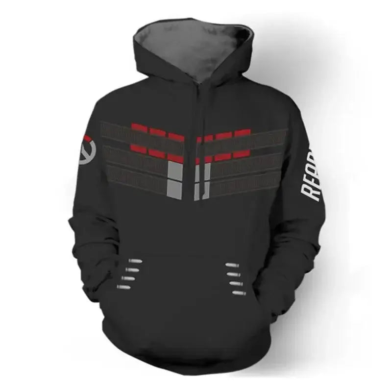 Anime Game Hoodie Sweatshirt 3D Printing Overwatch D.Va DJ Cosplay Costume Women Men Couple Hooded Jacket Top Clothing