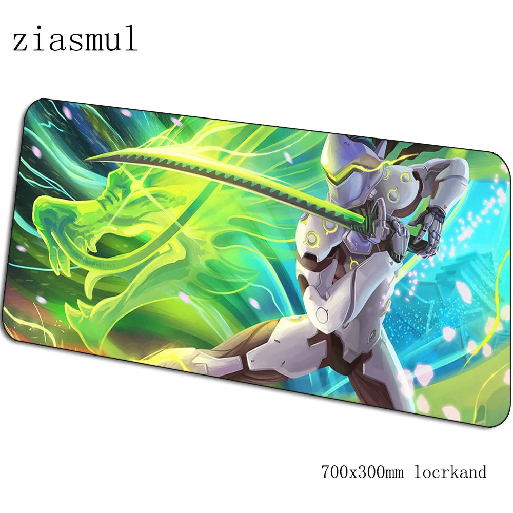 Overwatch podloga za miš za gamere, prekrasna gaming podloga za miš 70x30cm za PC, prijenosno računalo i radni stol, padmouse za igre, estetska gamerska podloga, gamepad