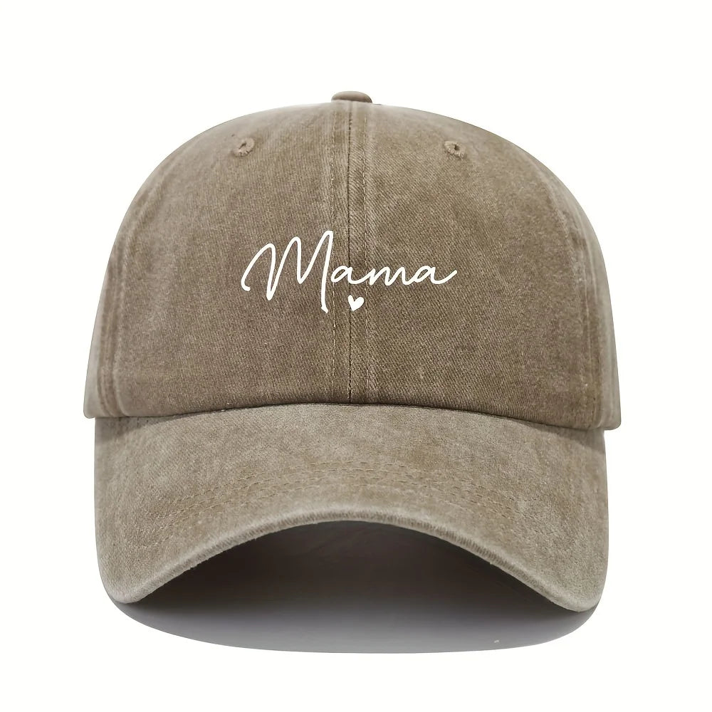 Mama mėgsta raštuotas beisbolo kepures, retro ir madingas moteriškas kasdienes „dad hats“ kepures, lauko sportines kepures su minkštu viršumi