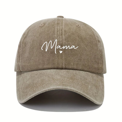 Mama mėgsta raštuotas beisbolo kepures, retro ir madingas moteriškas kasdienes „dad hats“ kepures, lauko sportines kepures su minkštu viršumi