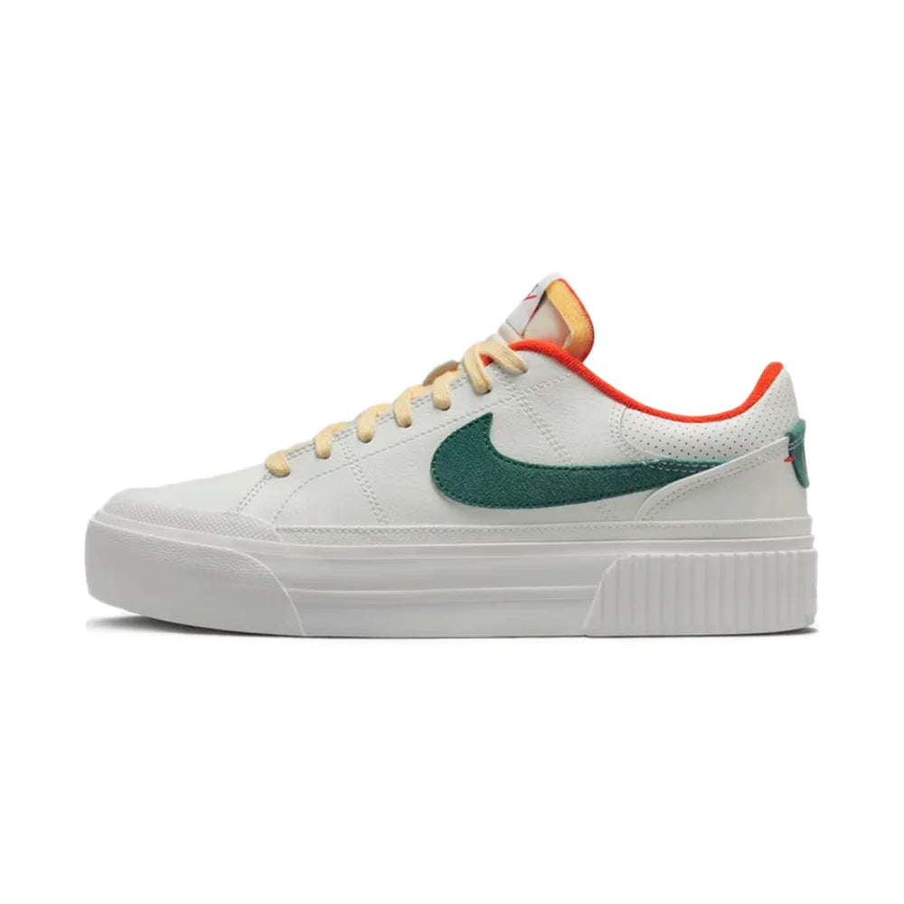 Nike Court Legacy Lift – Højdefremhævende såldesign, komfortabel skridsikker støddæmpning, slidstærke sportssko FZ2606-100
