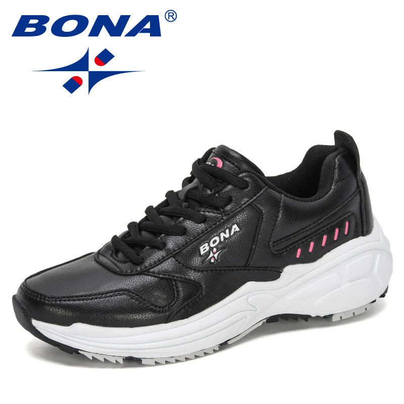 BONA New Designers Classics Tenisky Běžecké boty Dámské outdoorové sportovní boty Pohodlné běžecké boty Dámské vycházkové boty