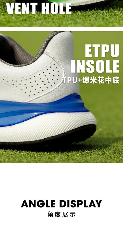 PGM Golf Sneakers sportive da uomo con intersuola super morbida in popcorn, lacci con pomelli, antiscivolo e traspiranti