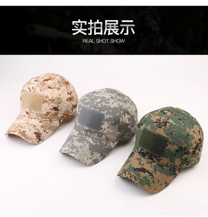Men Camouflage Baseball Cap Camo Hat Camouflage Outdoor Sports Cap Camo Tactical Cap Hunting Fishing Hat for Men Women