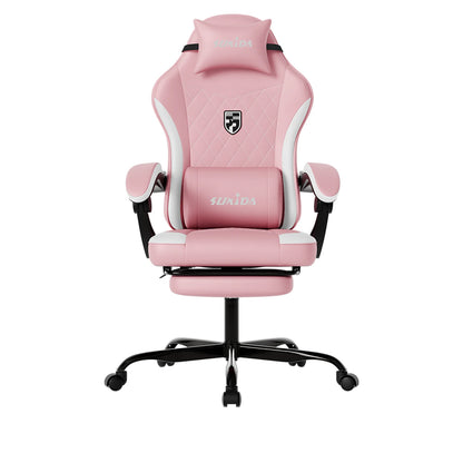 SUKIDA Gaming Chair High Back Ergonomic Computer Chair With Footrest Reclining Adult Comfortable Office Chair ﻿