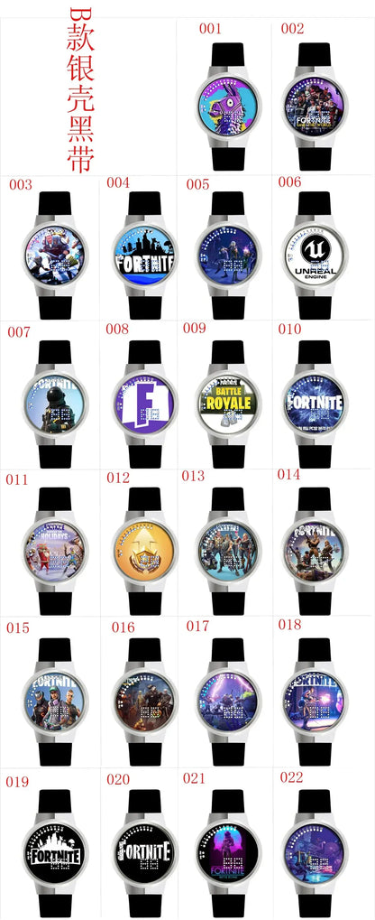 Fortnite Watch Cute Fashion  Cartoon Personalized Kawaii Touch Night Light LED Student Electronic Watch Gift for Friends