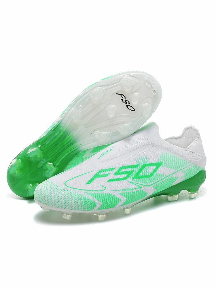 Nouvelles Chaussures de Football pour Hommes Antidérapantes, Crampons de Futsal Intérieur et de Football sur Gazon, Baskets Montantes de Haute Qualité, Meilleures Ventes pour l'Extérieur