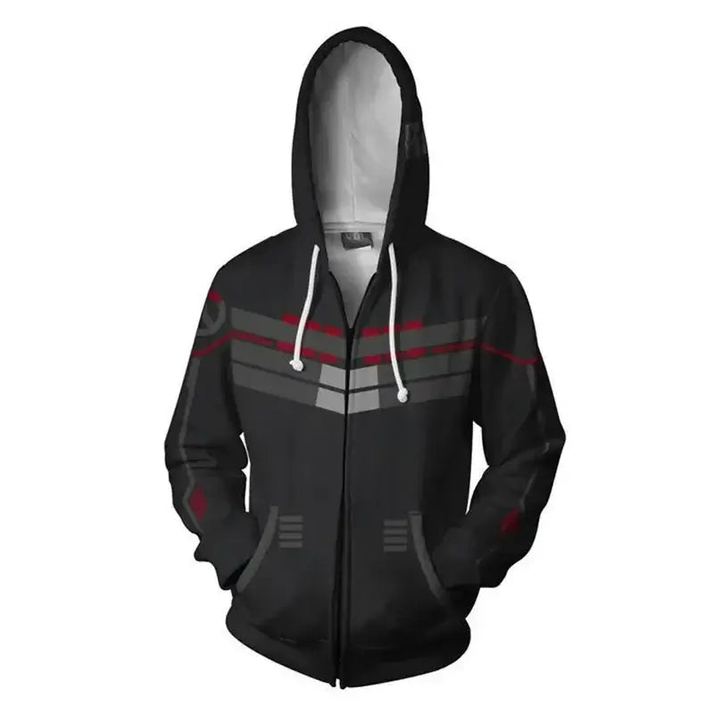 Anime Game Hoodie Sweatshirt 3D Printing Overwatch D.Va DJ Cosplay Costume Women Men Couple Hooded Jacket Top Clothing