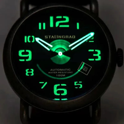 STALINGRAD original authentic men's watch, 8215 movement, 316L stainless steel, luminescent hands, waterproof to 100 meters