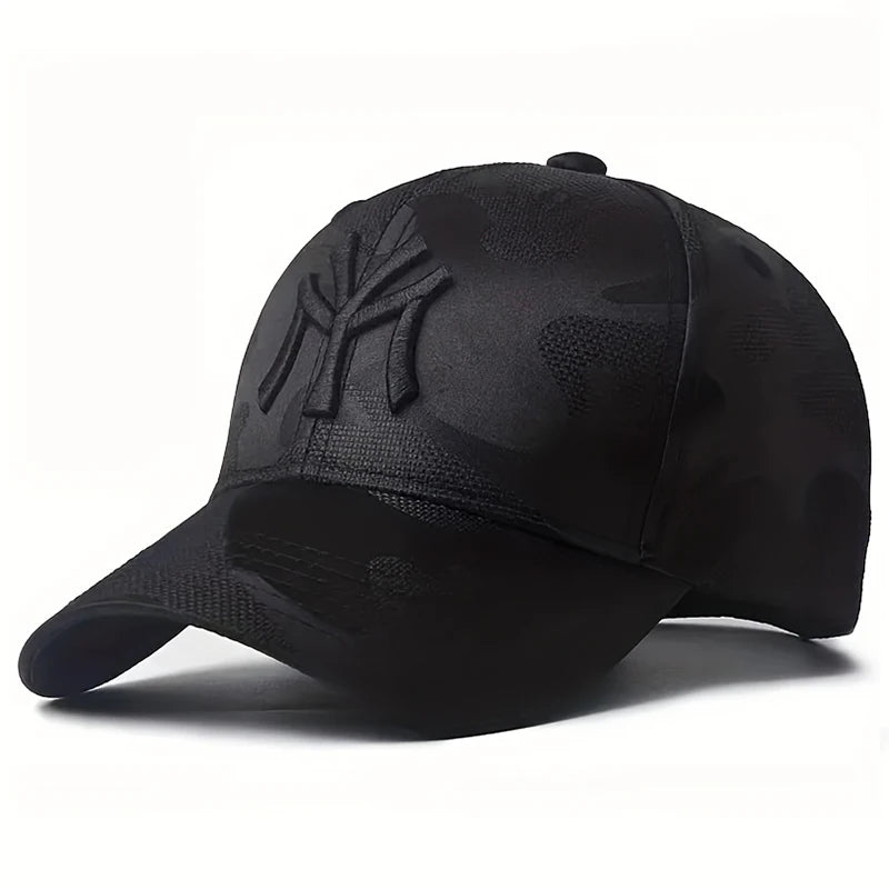 Unisex Letter Embroidery Camouflage Baseball Caps Spring and Autumn Outdoor Adjustable Casual Hats Sunscreen Hat Sports Golf Cap