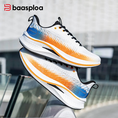 Baasploa løbesko til mænd, professionelle træningssko til kvinder, med kulfiberplade, åndbare sneakers i mesh, lette unisex-sportssko til mænd