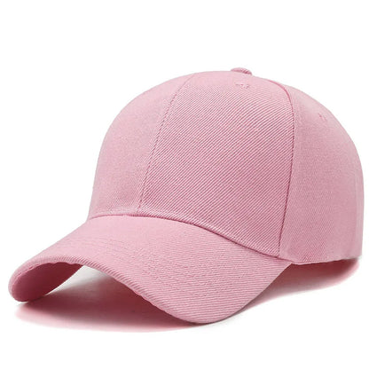 Unisex Cap Casual Plain Baseball Cap Adjustable Snapback Hats For Women Men Hip Hop Cap Street Dad Hat Simple Style Solid Color