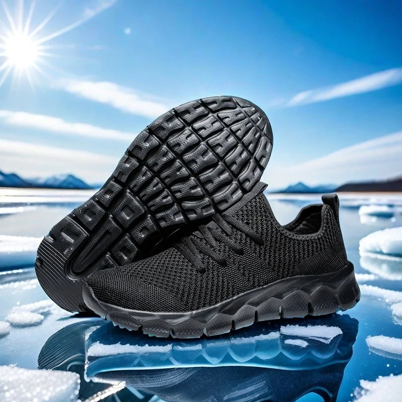 Heren sneakers van mesh, lichtgewicht damesschoenen, casual platte schoenen, heren hardloop- en sportschoenen, zachte tennisschoenen, ademende herensneakers