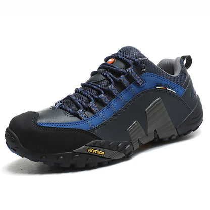 Scarpe da trekking per appassionati di attività all’aria aperta - Scarpe da trekking impermeabili da uomo - Scarponi da montagna - Scarpe tattiche da caccia nel bosco in vera pelle