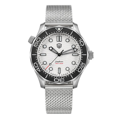 Watchdives WD007Q Diver Watch VH31 Sweep Second Quartz Movement Luminous Domed Sapphire Crystal Watches 42mm Titanium Watches