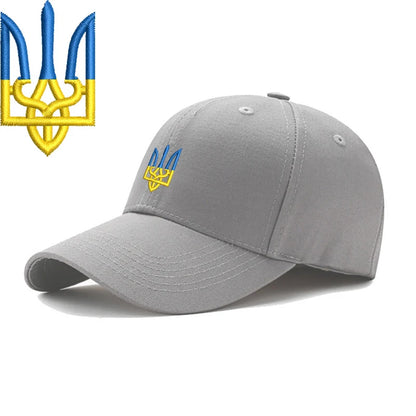 Embroidery Ukraine trident Symbol Spetsnaz Special Forces Men Women Boy Baseball Caps Dad caps Snapback Adjustable Camouflage