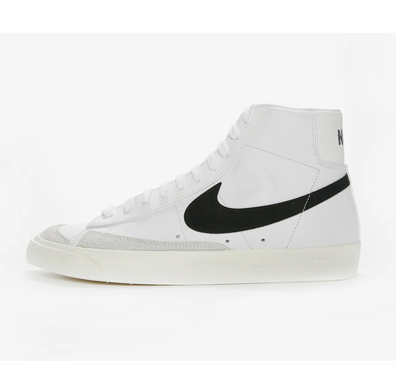 Nike Official Authentic BLAZER MID '77 Men's and Women's Casual Comfortable Sneakers BQ6806-100