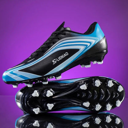 Nouvelles chaussures de football pour hommes, baskets de haute qualité, crampons de futsal pour gazon, chaussures de football d'intérieur très vendues, chaussures d'entraînement antidérapantes pour l'extérieur