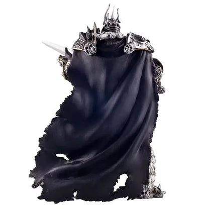 16 cm World of Warcraft-spilfigur: Lich King Arthas, dødsknægt, stående med Frostmourne – bordpynt til samling og festivalgaver