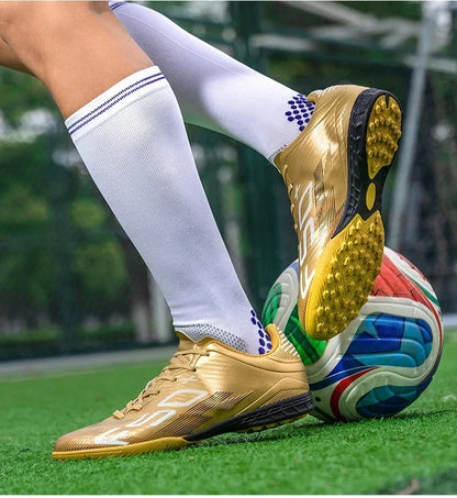 Nouvelles chaussures de football pour hommes, chaussures d'entraînement, chaussures de sport pour terrain gazonné, chaussures de football pour activités de plein air, baskets antidérapantes, chaussures professionnelles po