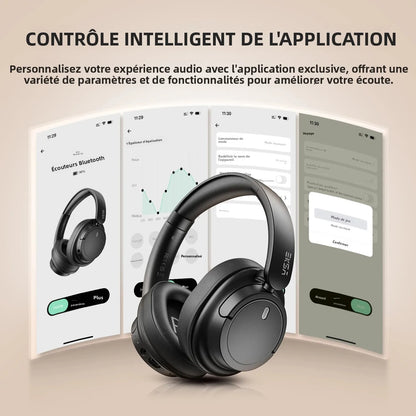 Oneodio EKSA V16 Wireless Headphones Bluetooth 5.3 Over Ear Headset With Mic Bass/Pop Mode Hi-Res HiFi Wired Headphones 90H APP