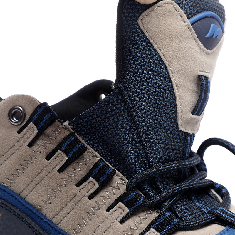 Scarpe da trekking per appassionati di attività all’aria aperta - Scarpe da trekking impermeabili da uomo - Scarponi da montagna - Scarpe tattiche da caccia nel bosco in vera pelle