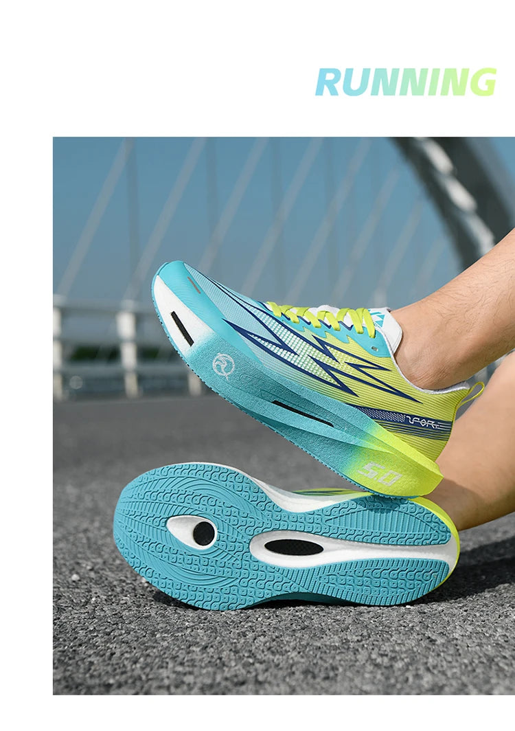 5.0 MIX Carbon Plate Laufschuhe für Damen und Herren – Marathonlauf, stabiler Rückprall, stoßdämpfend, Trainingssneaker