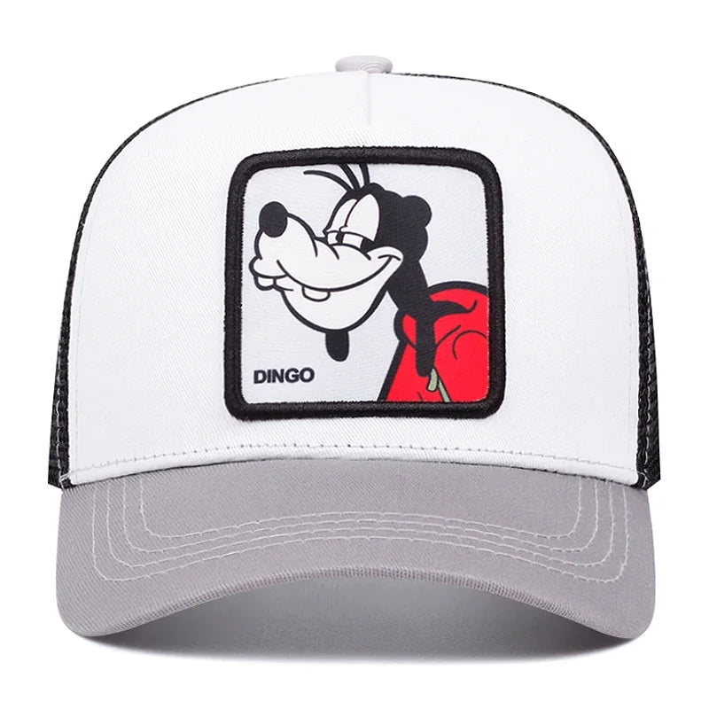 High Quality Brand Anime Cartoon Snapback Cotton Baseball Cap Men Women Hip Hop Dad Mesh Hat Trucker Hat Dropshipping