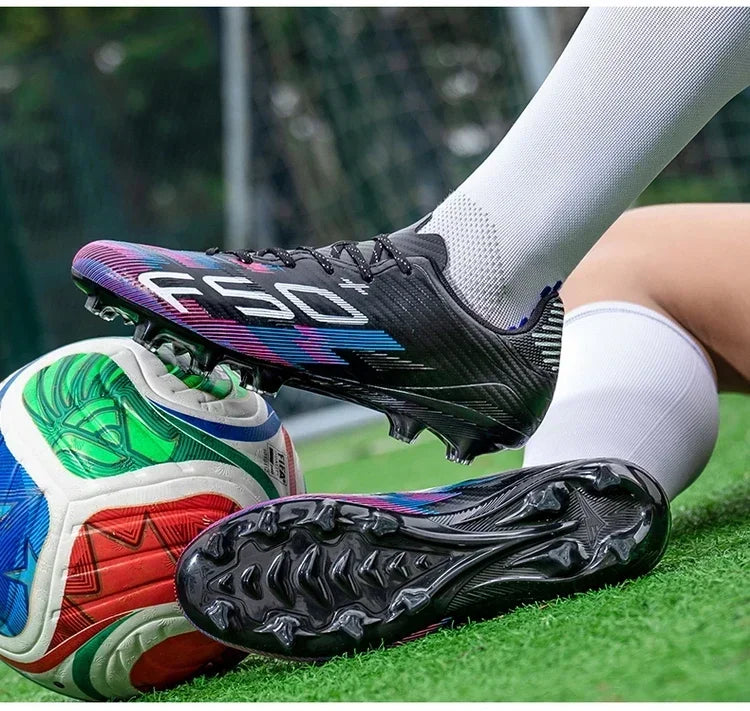 Nouvelles chaussures de football pour hommes, adaptées à la pratique sur gazon, ultralégères, antidérapantes, baskets de sport pour activités de plein air, chaussures de football professionnelles, chaussures d'entraîne