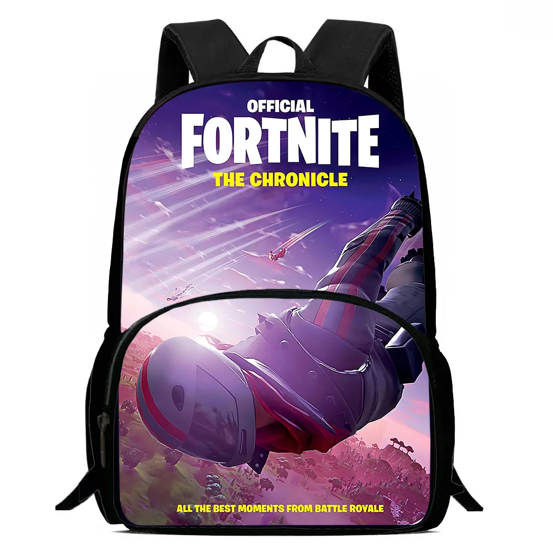 Hot Game Design Child Backpacks Shoulder Bag Pencil Case F-FortniteS Pupil Large Capacity School Bags for Boys Girls Best Gift