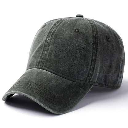 Men Women 53-56cm 56-59cm 60-63cm Vintage Unstructured Baseball Cap Washed Cotton Adjustable Cap for Big/ Small Head and Kids