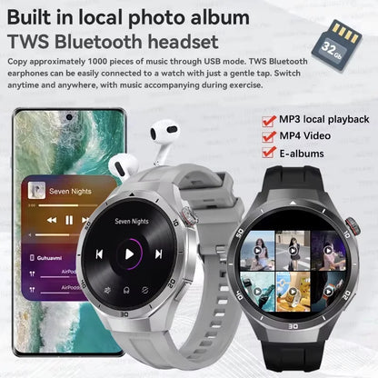 2026 New Watch 5 Pro Genuine Smart Watch GPS Map Navigation NFC Call 32GB memory Clock Built-in Video Music playback Smart Watch