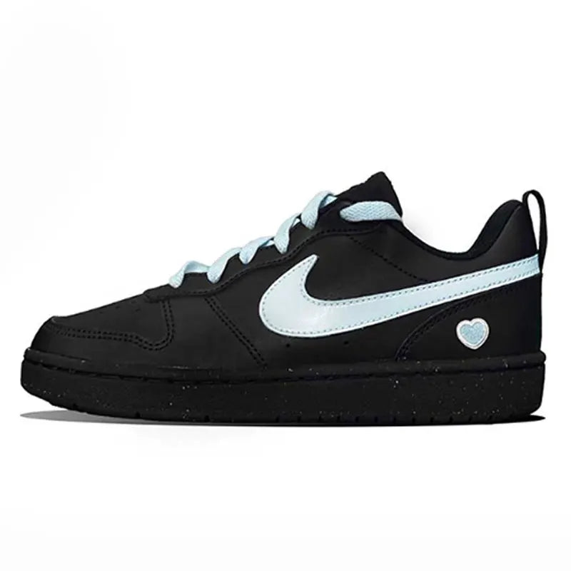 Custom Sneakers Nike Court Borough Retro Black Warrior Splash Ink Galaxy Dream Women's Skate Shoes