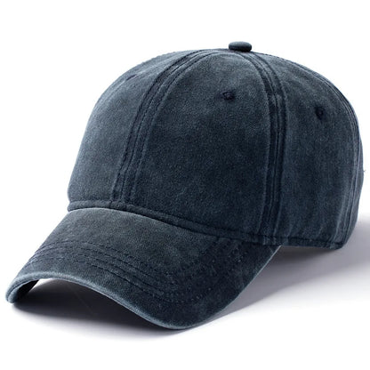 Men Women 53-56cm 56-59cm 60-63cm Vintage Unstructured Baseball Cap Washed Cotton Adjustable Cap for Big/ Small Head and Kids