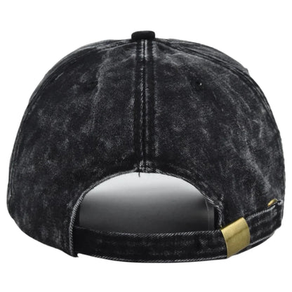 New Unisex Washed Cotton Cap High Quality Denim Plain Baseball Cap Men Women Adjustable Casual Outdoor Streetwear Fashion Hat