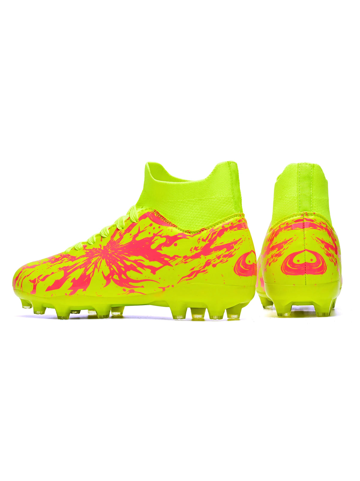 Chaussures de football pour hommes AG FG, chaussures de football pour terrain ferme, respirantes, en PU, anti-abrasion, pour les matchs et l'entraînement quotidien des adultes