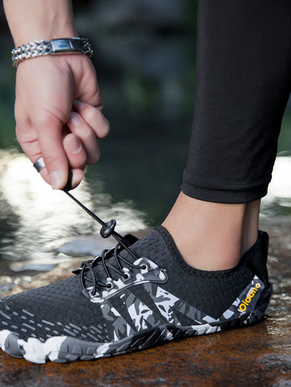 Oiaano leveäkärkiset barefoot-kengät miehille, mustat naisten urheilulenkkarit, unisex-vesitossut, miesten aqua-rantakengät, pehmeä pohja, kevyet ja hengittävät